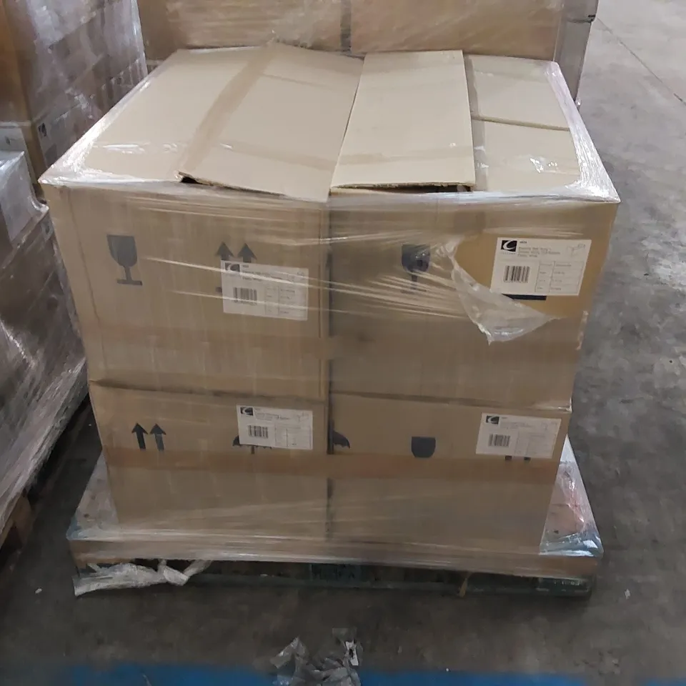 PALLET TO CONTAIN 4 X BOXED CALYPSO ESPERIA WALL HUNG 1 DRAWER VANITY UNITS 