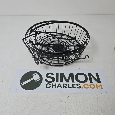 METAL FRUIT HANGING BASKET IN BLACK