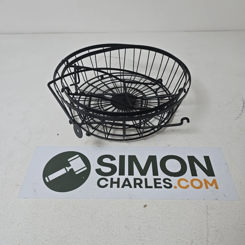 METAL FRUIT HANGING BASKET IN BLACK