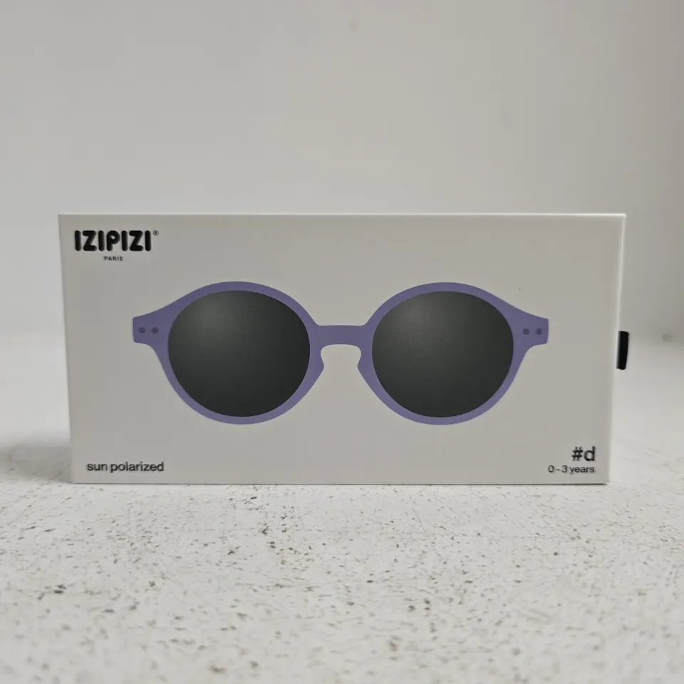 SUNGLASSES IZIPIZI SUN BABY #D MAUVE GREY POLARIZED 0-3 YEARS