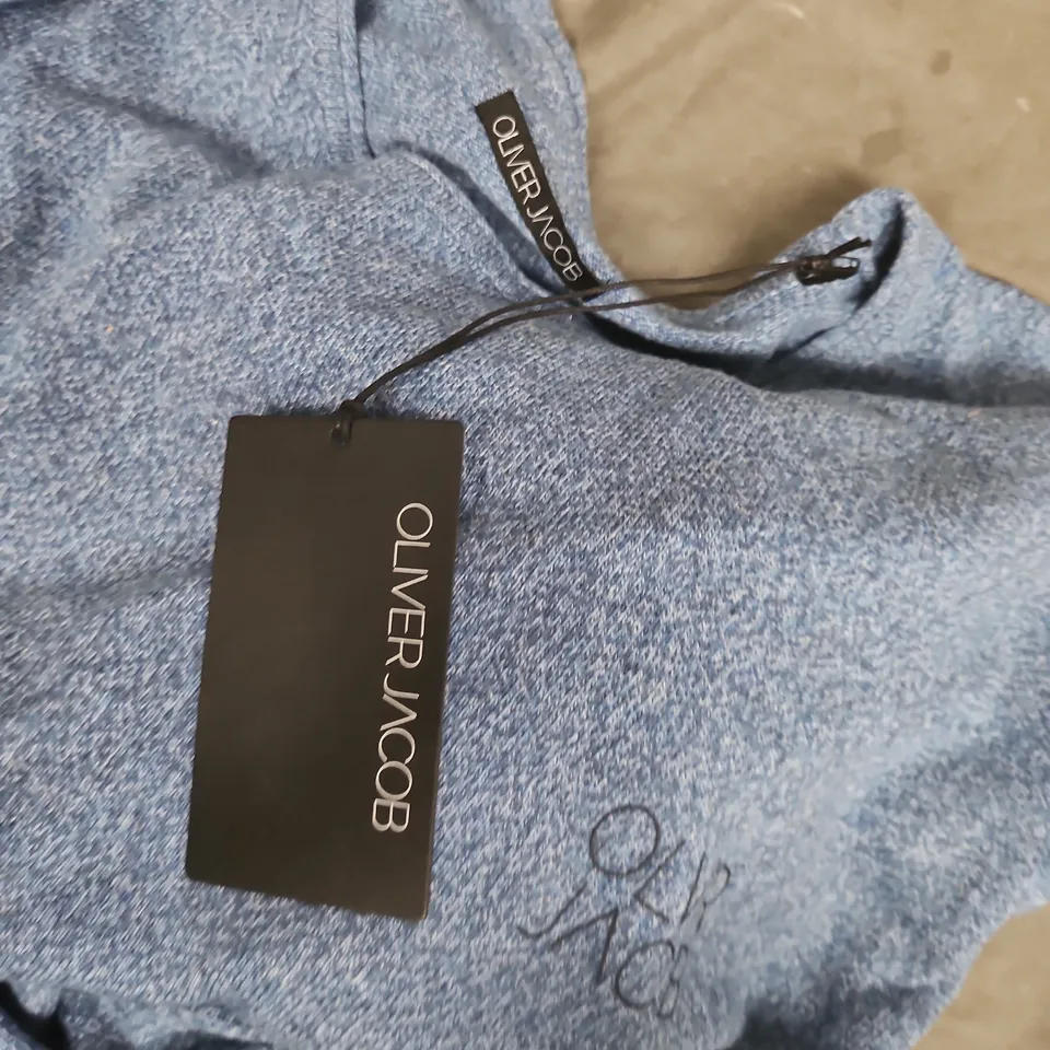 OLIVER JACOB GLANT SWEATER IN STONE BLUE - XXL