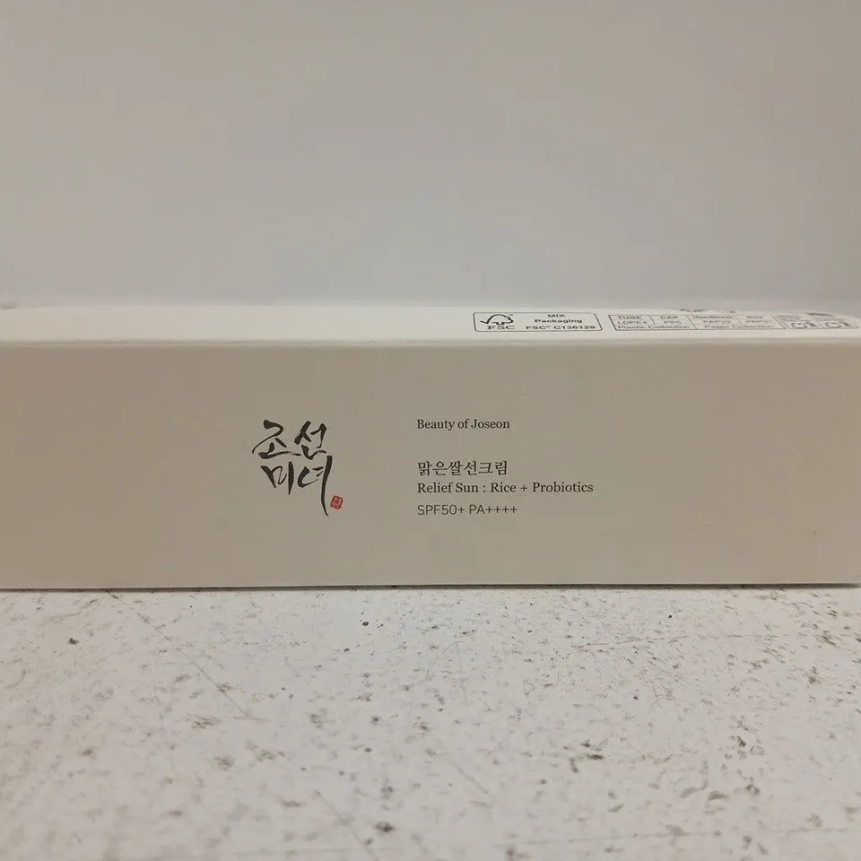 BEAUTY OF JOSEON RELIEF SUN: RICE + PROBIOTICS SPF50+ PA++++ (50ML)