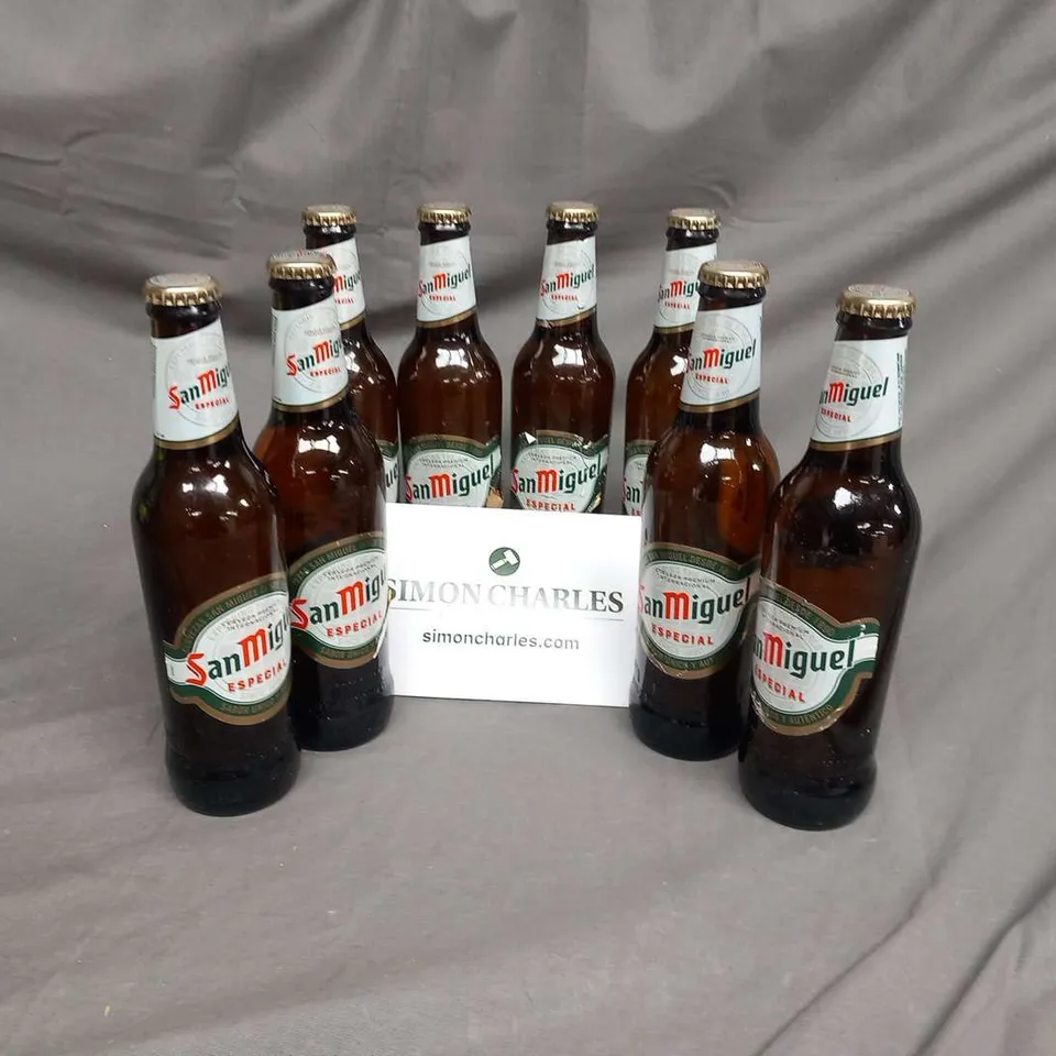 APPROXIMATELY 15 330ML BOTTLES OF SAN MIGUEL