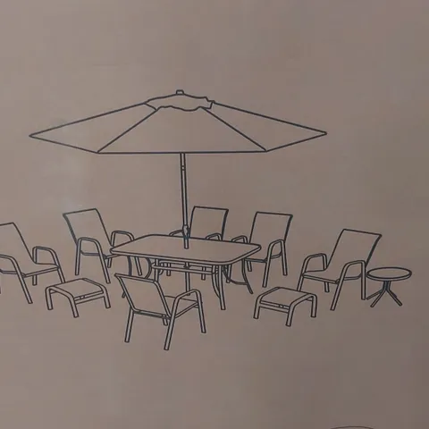BOXED VERSAILLES OUTDOOR GARDEN DINING TABLE // DINING TABLE ONLY (1 BOX)