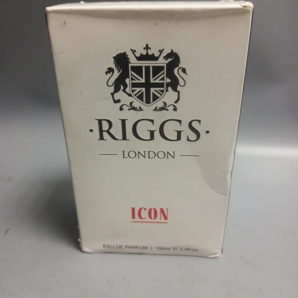 BOXED RIGGS LONDON ICON EAU DE PARFUM 100ML