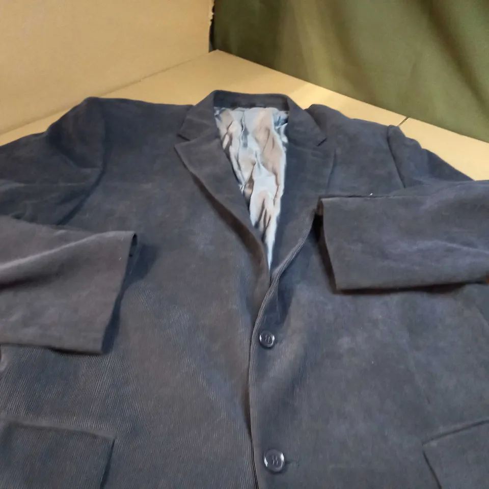 DESIGNER BLACK CORD STYLE BLAZER/JACKET