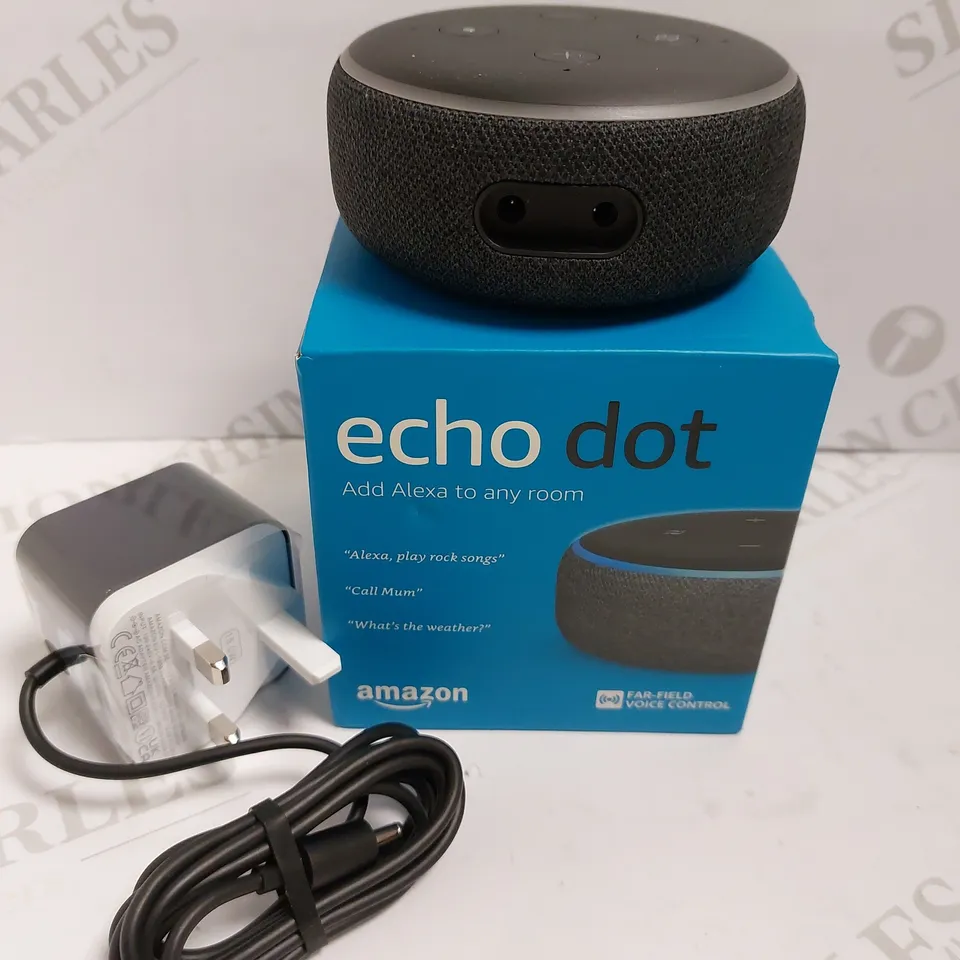 BOXED AMAZON ECHO DOT - BLACK