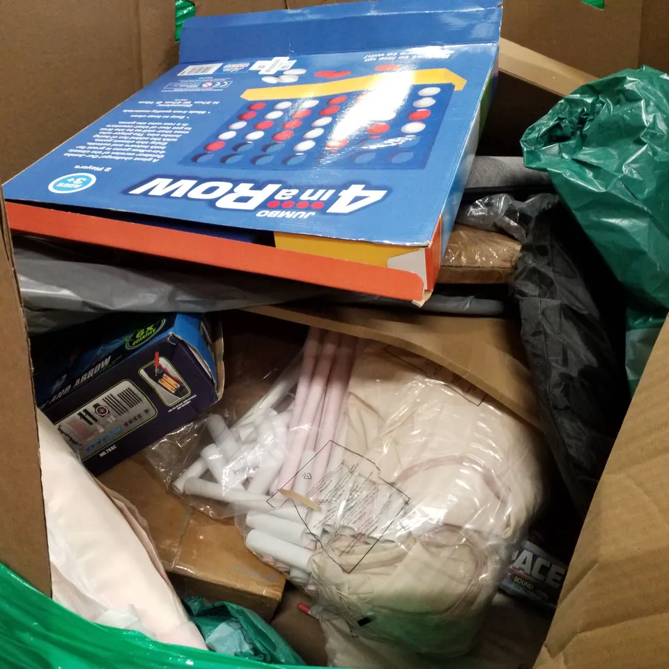 PALLET OF ASSORTED PRODUCTS INCLUDING FOAM ACTIVITY BALL PIT, SCREEN PROTECTOR, FLEECE BLANKET, ADJUSTABLE BOOM ARM