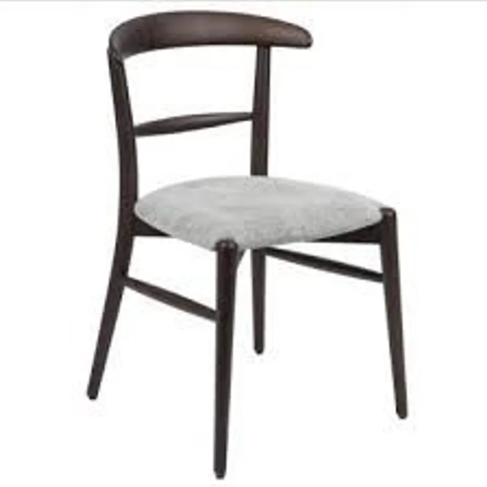 BRAND NEW BOXED PAIR OF BOLERO BESPOKE KARMA ASH WOOD SIDE CHAIRS