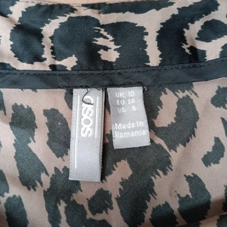 ASOS LEOPARD PRINT WOMEN'S CLOTHING – UK 10 (EU 38, US 6)