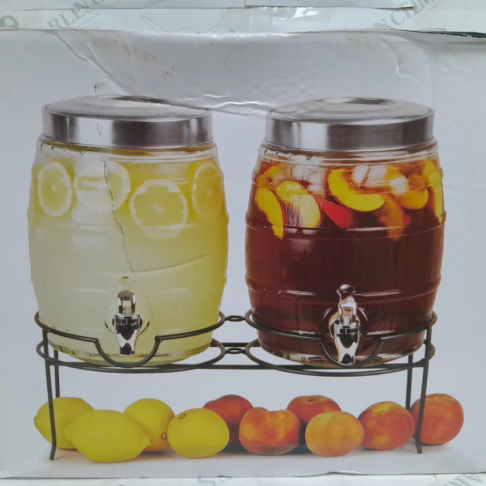 BOXED BAR GLASS TAP JAR 