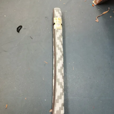 NIRVANA RUG GREY/WHITE, 120 CM X 180 CM (4 FT X 6 FT)