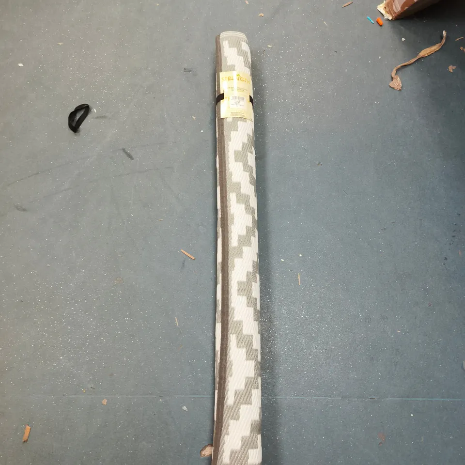 NIRVANA RUG GREY/WHITE, 120 CM X 180 CM (4 FT X 6 FT)