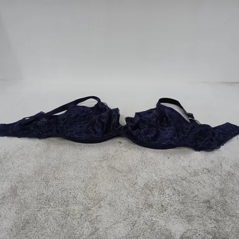 BRAVISSIMO AMARA LUXE BRA – NAVY/SILVER, UK 36GG