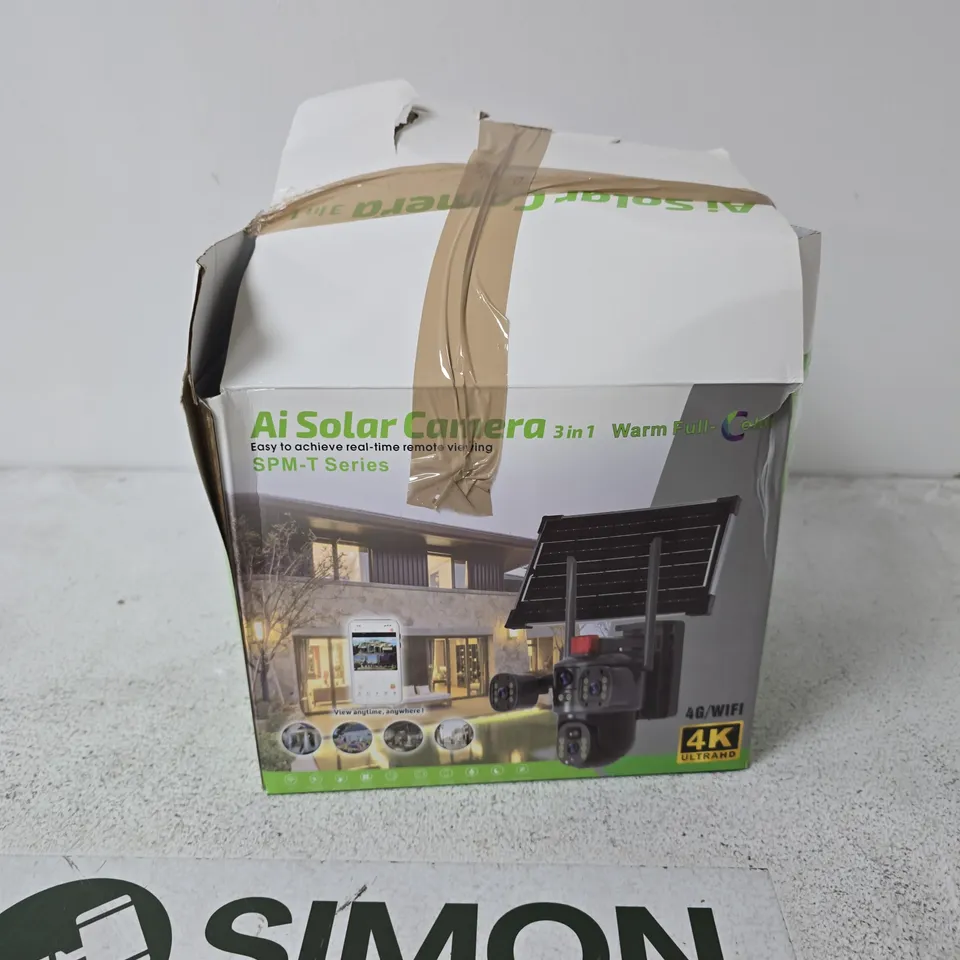 AI SOLAR CAMERA 3IN1 SOLAR SURVEILLANCE CAMERA – 4G/WIFI, 4K ULTRA HD (SPM-T SERIES)
