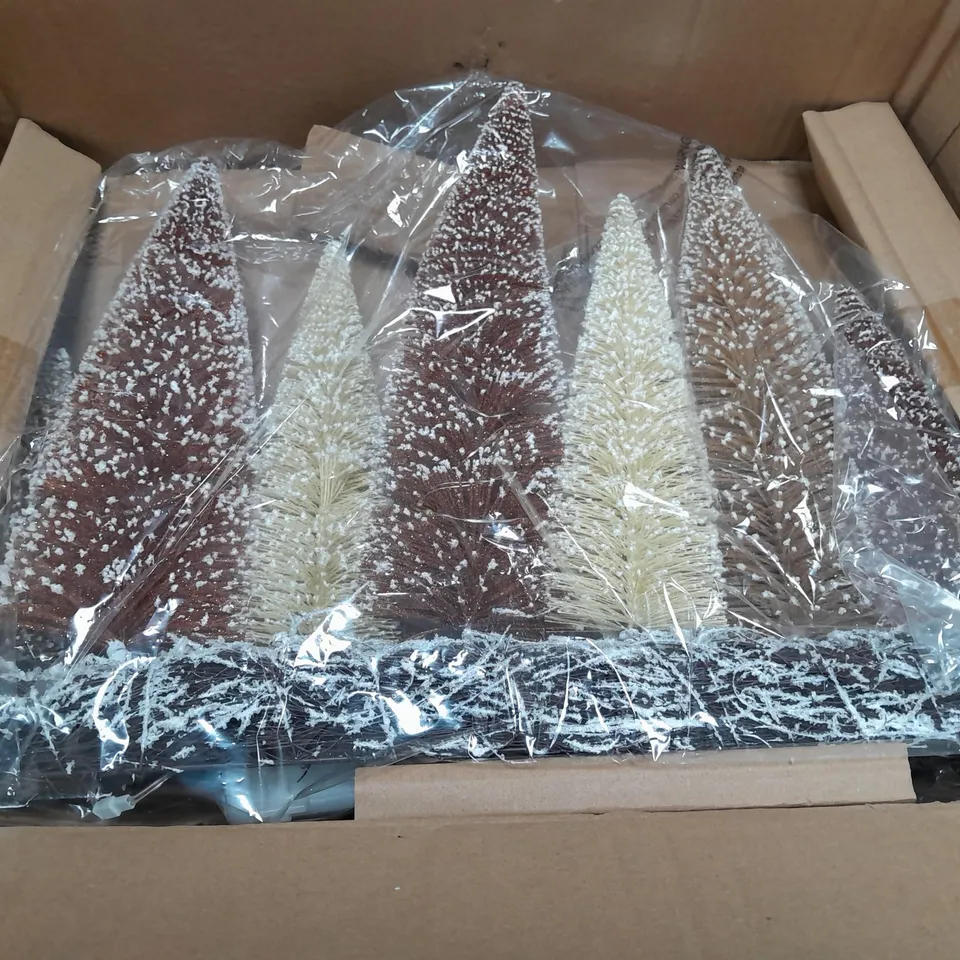 BOXED HOME REFLECTIONS ILLUMINATED TREE TABLE DECOR