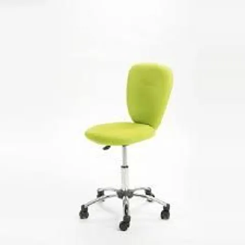 BRAND NEW & BOXED PEZZI OFFICE CHILDREN'S SWIVEL CHAIR IN GREEN (1 BOX)