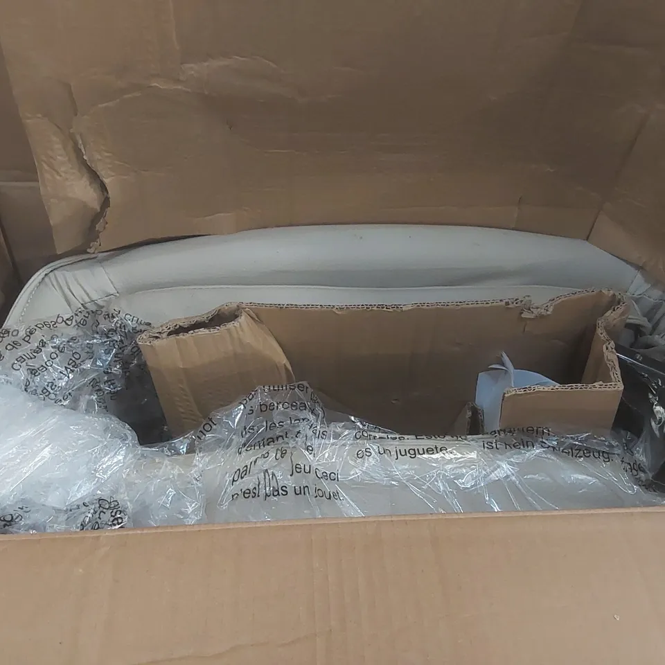 BOXED BEIGE OFFICE CHAIR 