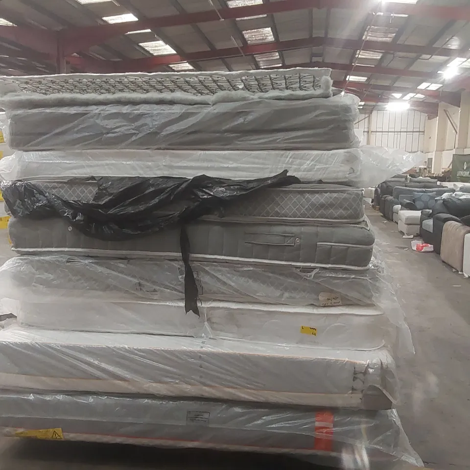 PALLET CONTAINING APPROXIMATELY 9x ASSORTED MATTRESSES - CONDITIONS VARY