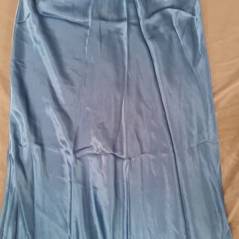 HUSH SIMONE LACE MAXI SKIRT IN BLUE SIZE 6