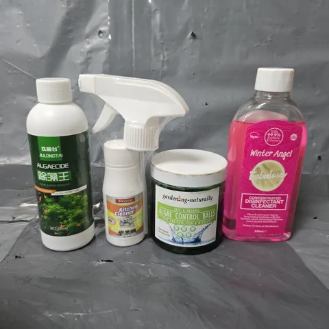 APPROXIMATELY 15 ASSORTED ITEMS TO INCLUDE - CLEANER , KITCHEN CLEANER , ALGAECIDE ETC