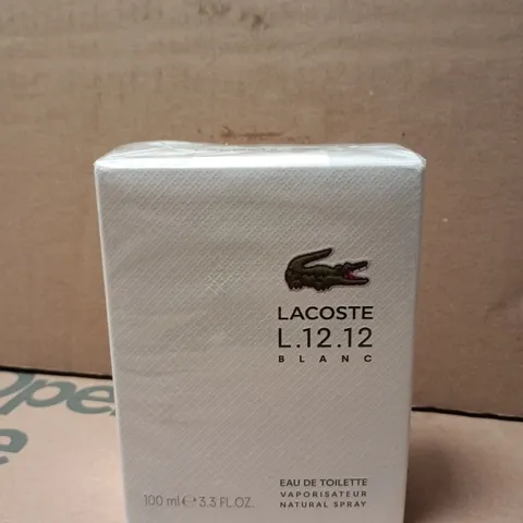 BOXED LACOSTE L.12.12 BLANC EAU DE TOILETTE 100 ML 