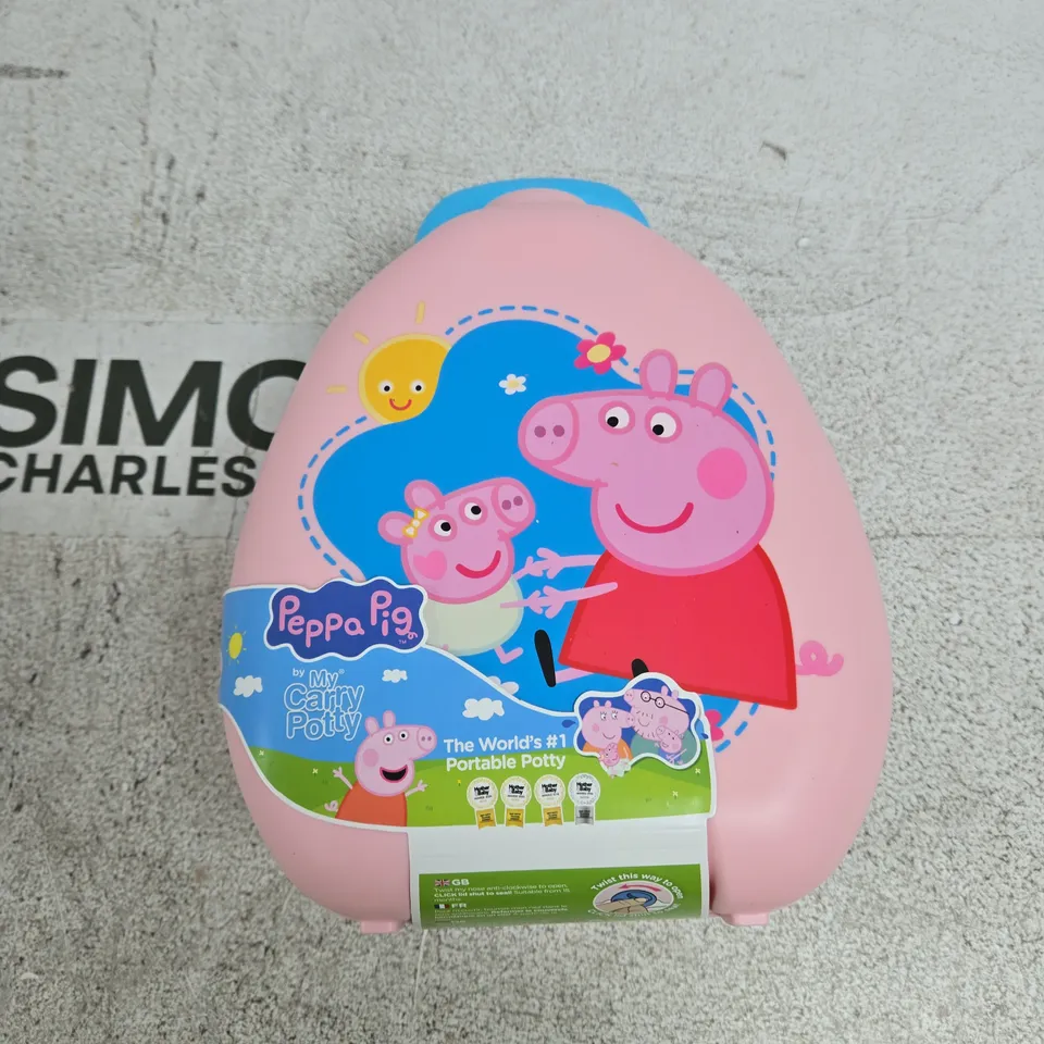 PEPPA PIG MY CARRY POTTY PORTABLE POTTY – PINK, TODDLER TRAINING SEAT