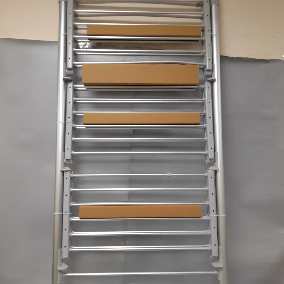 BOXED ORGANISED OPTIONS 3 TIER HEATED AIRER WITH 21M DRYING SPACE - COLLECTION ONLY