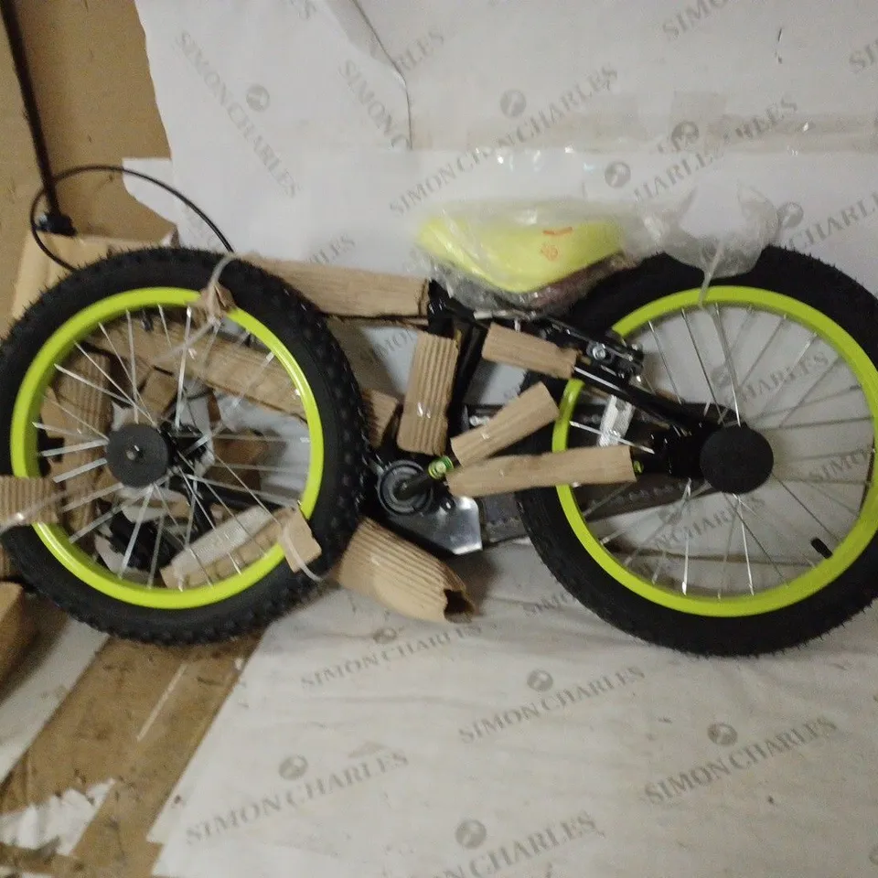BARRACUDA BMX FS-16" BIKE - BLACK/YELLOW [COLLECTION ONLY] RRP £210