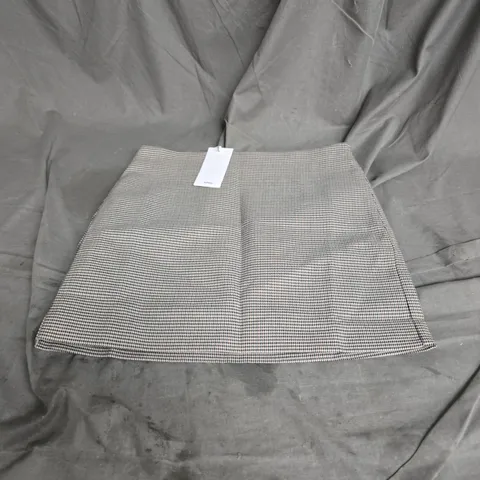 MNG MINI SKIRT IN GREY MULTI SIZE S