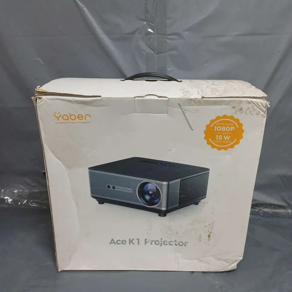 BOXED YABER ACE K1 PROJECTOR 1080P 15W