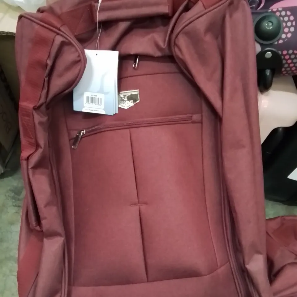 LUGG JUPITER SOFT CABIN BAG BURGUNDY 