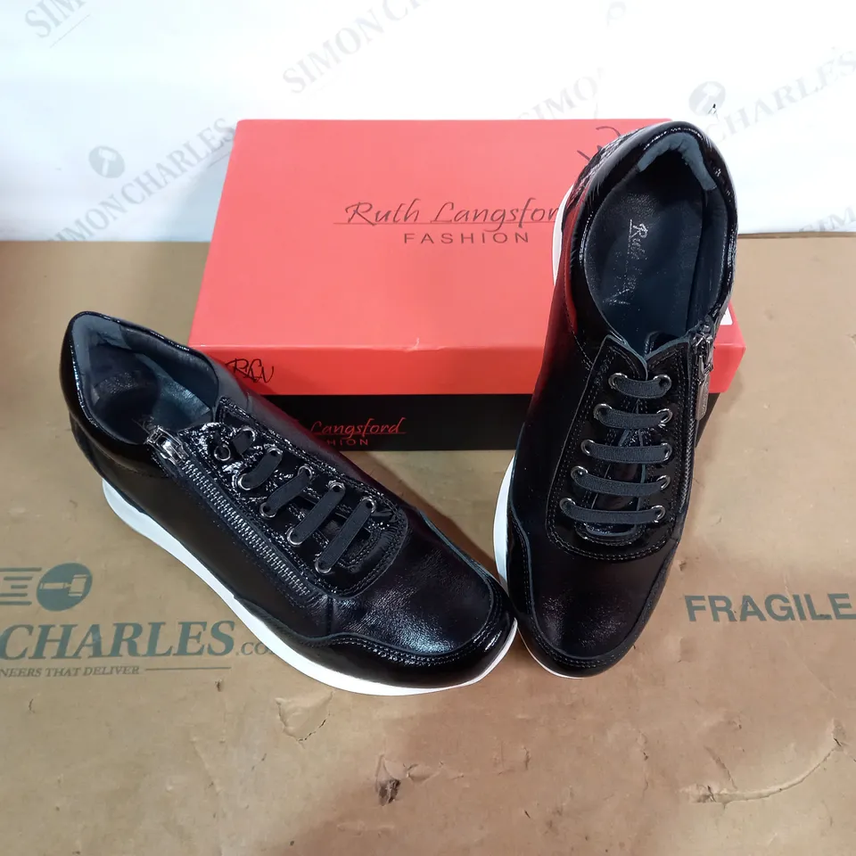 BOXED PAIR OF RUTH LANGSFORD SHOES - SIZE 41