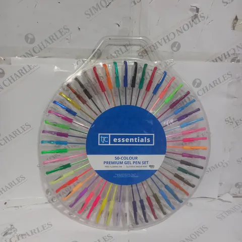 ESSENTIALS 50 COLOUR PREMIUM GEL PEN SET