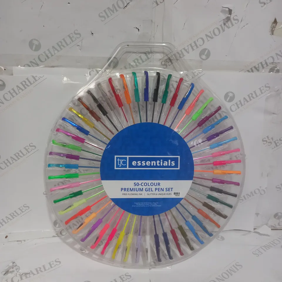 ESSENTIALS 50 COLOUR PREMIUM GEL PEN SET