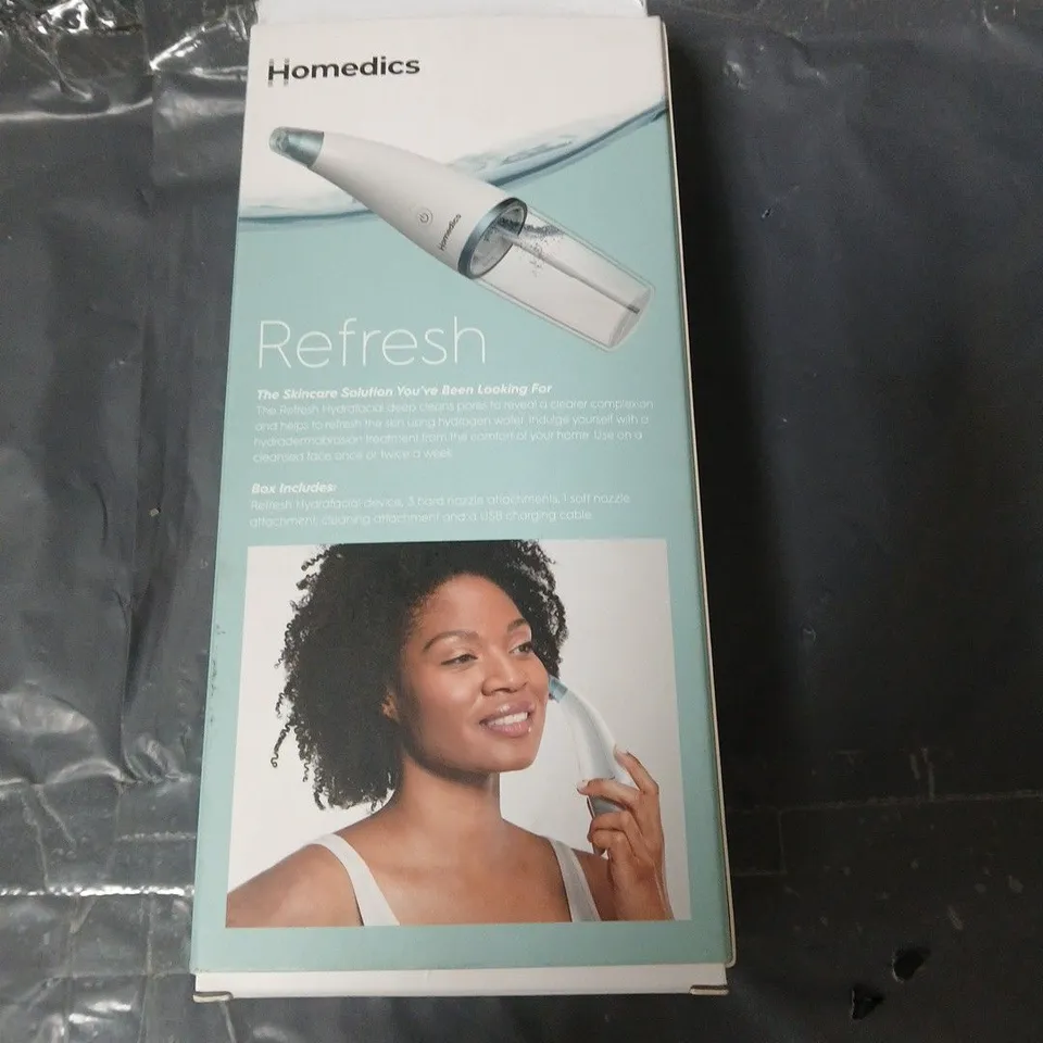 HOMEDICS REFRESH HYDRAFACIAL CLEANSING TOOL