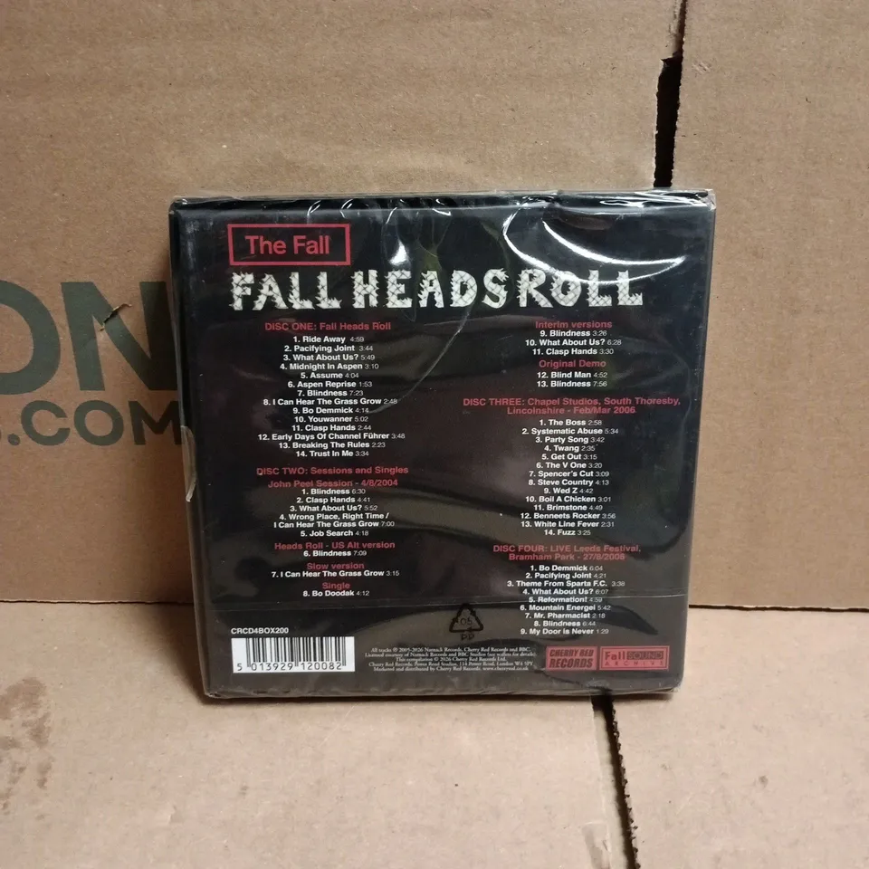 THE FALL FALL HEADS ROLL 4 CD SET SEALED