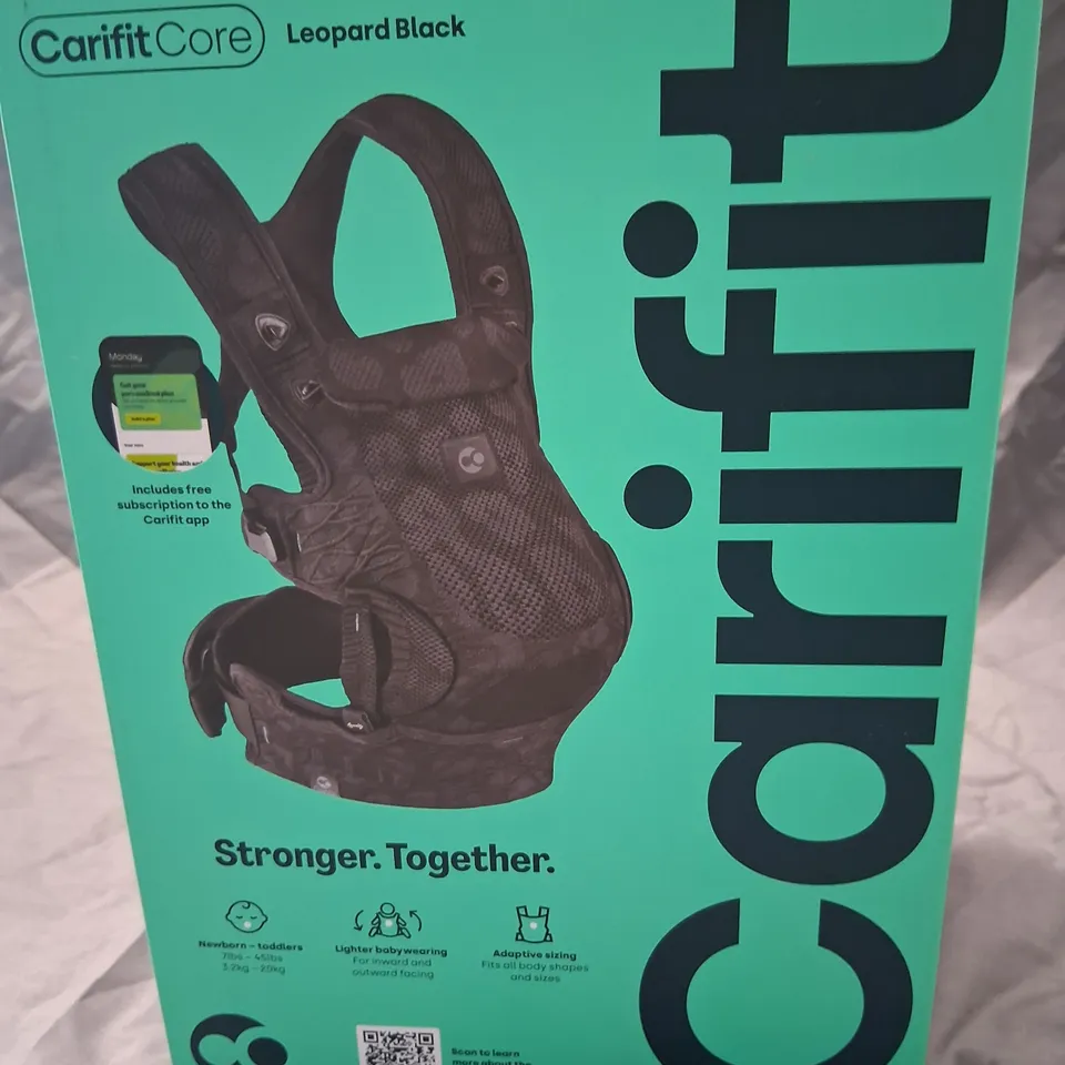 BOXED CARIFIT CORE LEOPARD BLACK 