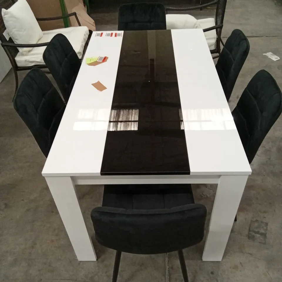 DESIGNER 6-PERSON DINING SET