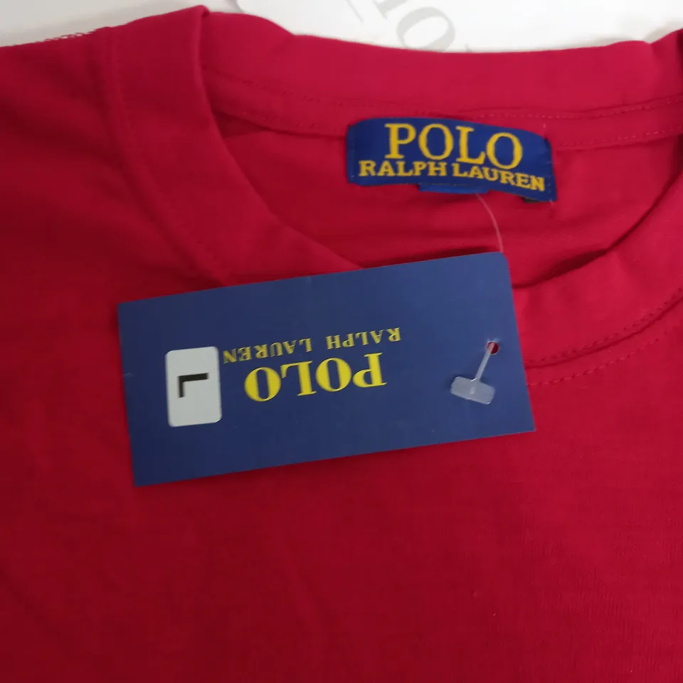 RALPH LAUREN POLO RED LOGO TSHIRT-LARGE