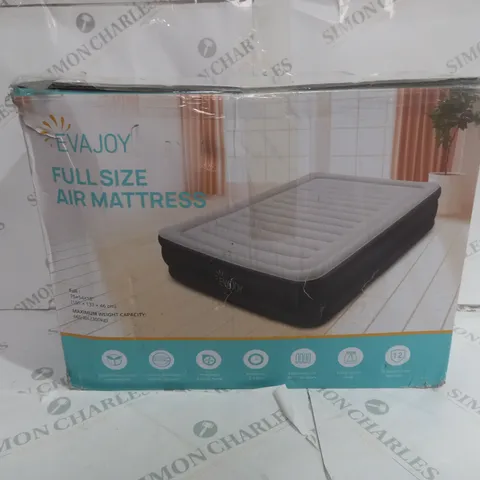 EVAJOY FULL SIZE AIR MATTRESS 191X127X46CM