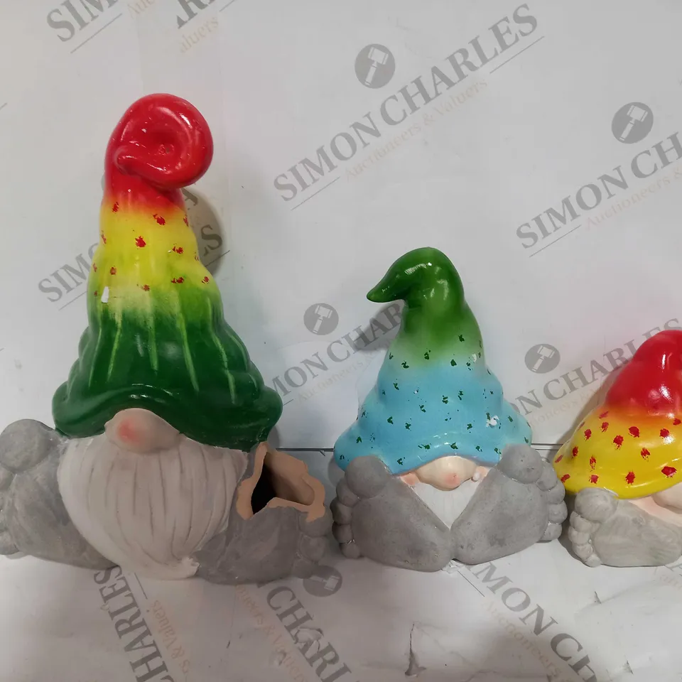 HOME2GARDEN SET OF 3 GNOMES