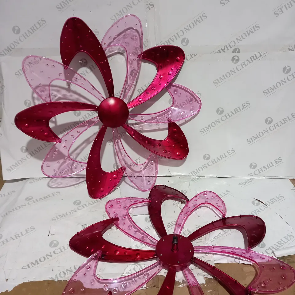 BOXED LUXFORM LED 250CM SOLAR WINDMILL, PINK