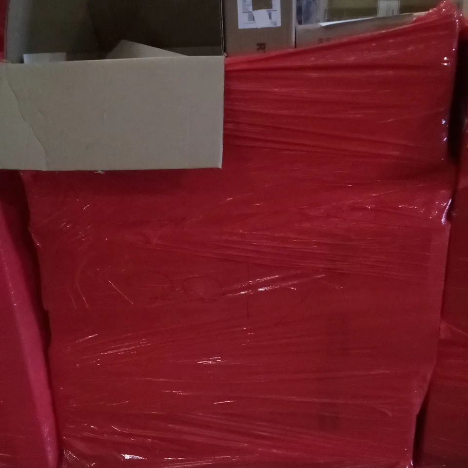 PALLET OF ASSORTED ITEMS INCLUDING TOILET SEAT, PULL UP BAR, STROLLER & CAR SEAT FOOTMUFF, BLACK WIRE BASKET, KIDS BOARD GAME, LED COOPER WIRE LIGHT