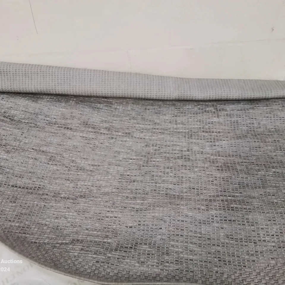 BRAND NEW PACO HOME 135 QUEBEC 200X200CM GREY ROUND RUG