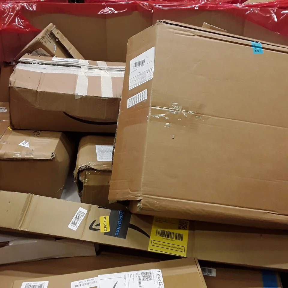 PALLET OF ASSORTED HOUSEHOLD GOODS AND PRODUCT TO INCLUDE; NO MORE COLD PRESS SLOW JUICER, LIVELYNINE PEEL AND STICK TO THE WALL, WINDOW FILM ETC