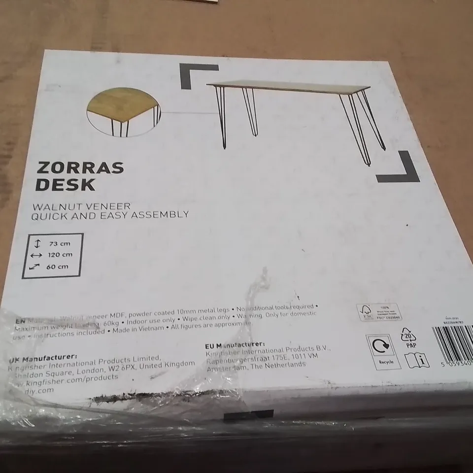 PALLET CONTAINING A LARGE QUANTITY OF BRAND NEW ZORRAS DESKS