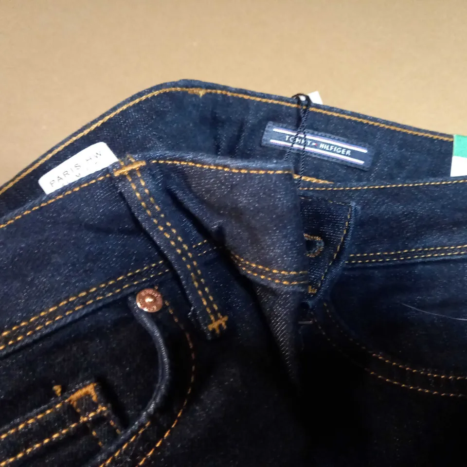 TOMMY HILFIGER DARK BLUE SLIM FIT HIGH WAIST - SIZE W32/L32