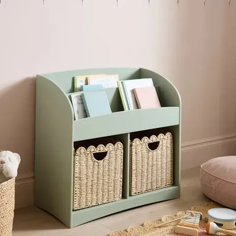 BOXED KIDS HAILEE LOW BOOKCASE - SAGE 