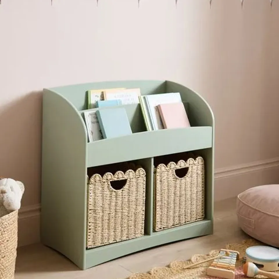 BOXED KIDS HAILEE LOW BOOKCASE - SAGE